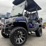 Blue 2025 Evolution D2+2 Maverick golf cart for sale