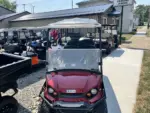 Red 2023 e-z-go express l6 elite lithium golf carts for sale - Image 2
