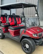 2024 Red Evolution D5 ranger electric golf cart - Image 2