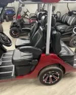 Red 2024 Evolution D3 golf cart for sale - Image 3