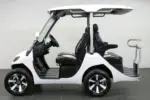 White 2024 Evolution D3 electric golf cart - Image 2