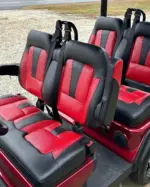 2024 Red Evolution D5 ranger electric golf cart - Image 4