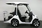 White 2024 Evolution D3 electric golf cart - Image 3